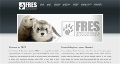 Desktop Screenshot of ferrets.ca